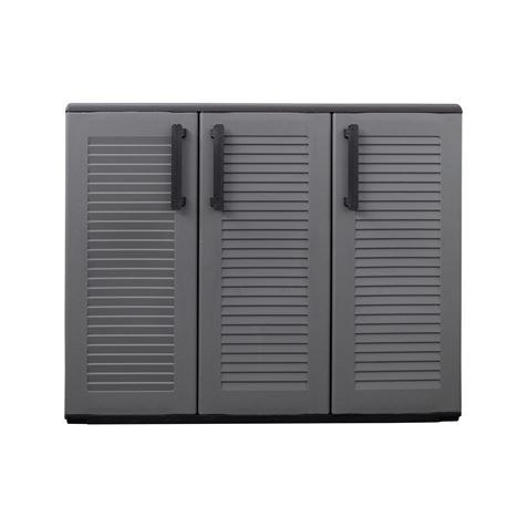 ARMARIO BAJO DE MEDIA ALTURA ESTANTES REGULABLES 1020X370X840MM ARTPLAST - E101B-3