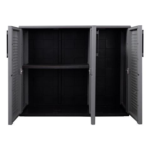 ARMARIO BAJO DE MEDIA ALTURA ESTANTES REGULABLES 1020X370X840MM ARTPLAST - E101B-4