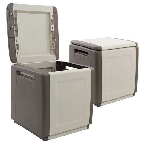 BAUL DE ALMACENAMIENTO CUBE LINE 540X530X570MM ARTPLAST - CB1T-2