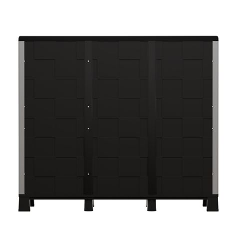 ARMARIO BAJO ANCHO CON ESTANTES Y PATAS AJUSTABLES 1020X370X900MM ARTPLAST - F100B-2