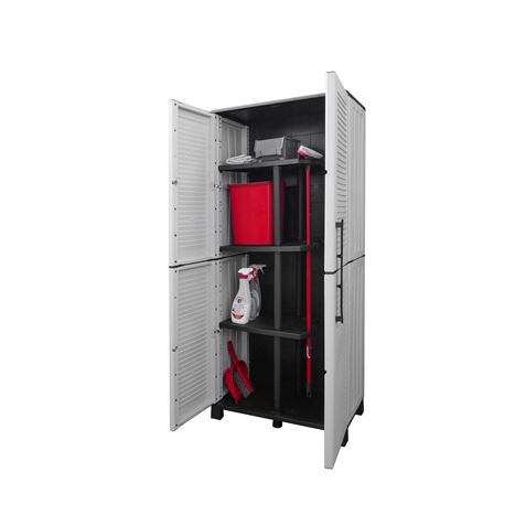 ARMARIO ESCOBERO CON PATAS REGULABLES 680X370X1690MM ARTPLAST - F70PS
