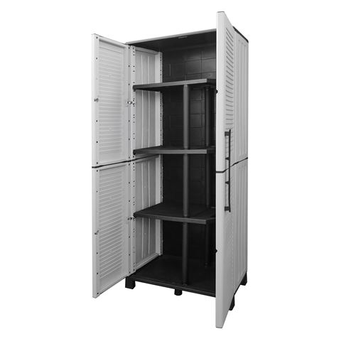 ARMARIO ESCOBERO CON PATAS REGULABLES 680X370X1690MM ARTPLAST - F70PS-3