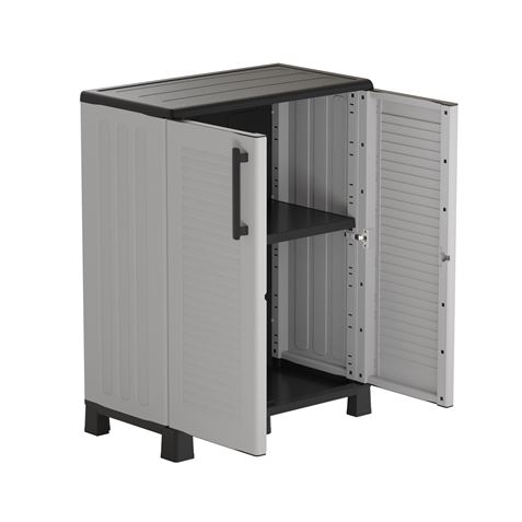 ARMARIO BAJO CON ESTANTE Y PATAS REGULABLES 680X370X900MM ARTPLAST - F70B-2