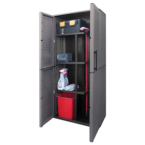ARMARIO ALTO DE PLÁSTICO 680X370X1630MM LINEA EASY ARTPLAST - E71PS