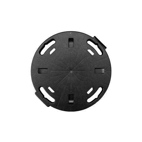 PLATAFORMA REDONDA GRANDE CON RUEDAS 400X400X40MM ARTPLAST - L4040N-2