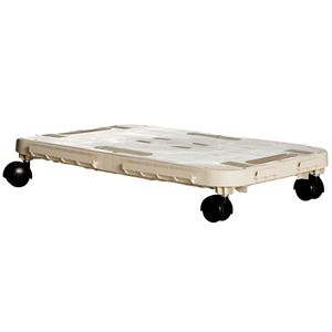 PLATAFORMA RECTANGULAR CON RUEDAS 480X290X38MM ARTPLAST