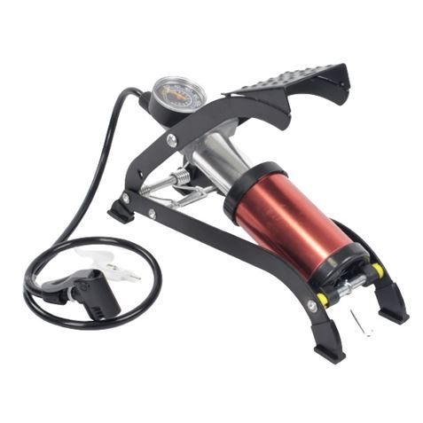 INFLADOR DE PIE CON MANOMETRO, 130 PSI MADER - 63640-3