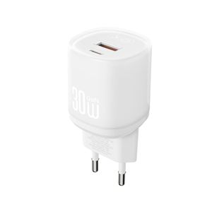 CARGADOR CARGA RAPIDA 30W USB-A /USB-C L151 BLANCO XO