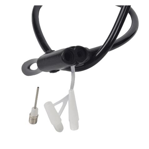 INFLADOR DE PIE DOBLE CON MANOMETRO 130 PSI MADER - 63641-1