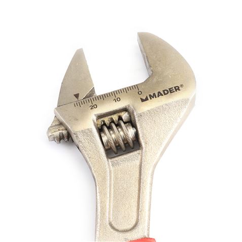 LLAVE INGLESA 8"- 200MM MANGO RECUBIERTO ROJO MADER - 61197-1