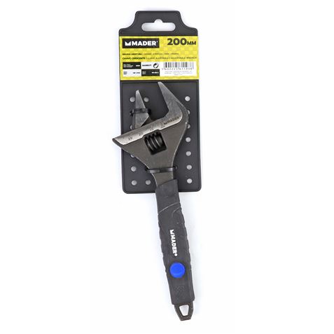 LLAVE INGLESA 8" · 200MM MANGO RECUBIERTO MADER - 61193-2