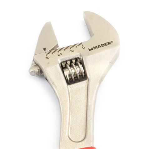 LLAVE INGLESA 10"- 250MM MANGO RECUBIERTO ROJO MADER - 61198-1