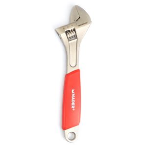 LLAVE INGLESA 12"- 300MM MANGO RECUBIERTO ROJO MADER - 61199
