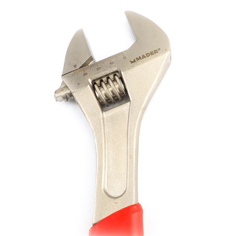 LLAVE INGLESA 12"- 300MM MANGO RECUBIERTO ROJO MADER - 61199-1