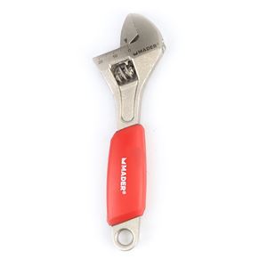LLAVE INGLESA 6"- 150MM MANGO RECUBIERTO ROJO MADER - 61196