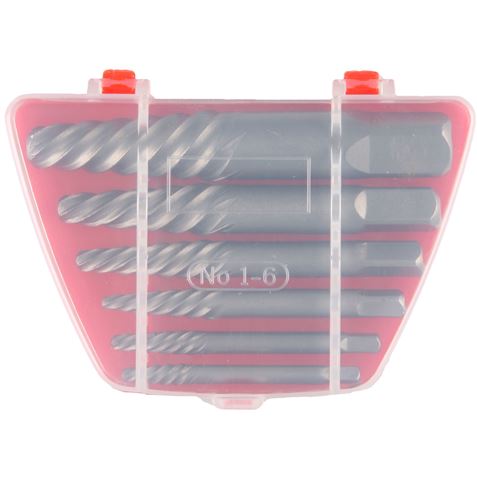 JUEGO EXTRACTOR DE TORNILLOS 6 PCS MADER - 61107-1