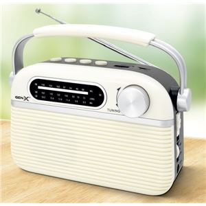 RADIO CLASICA RECARGABLE CON BLUETOOTH 4408 GEN-X - FMBLU-4408