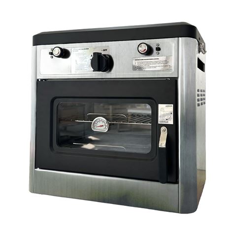 COCINA 2 FUEGOS CON TAPA + HORNO DE GAS CON SISTEMA DE SEGURIDAD MUVIP - MV0623-2