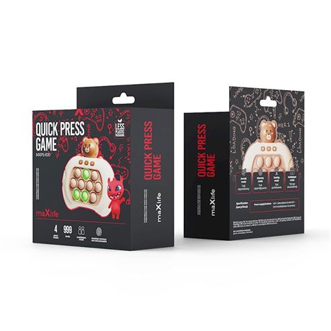 JUEGO PORTATIL POP IT TEDDY MXPS-100 MARRON - OEM0200583-2