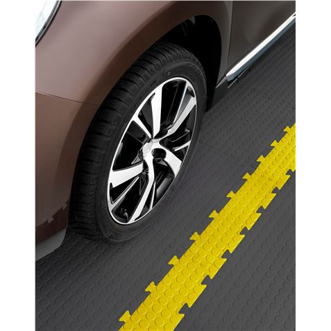 PAVIMENTO TÉCNICO PVC ANTIDESLIZANTE 500X500X8MM ARTPLAST - P50BLN-1