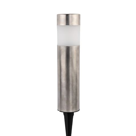 PACK 4 BALIZAS SOLARES TUBULARES INOX DE JARDIN 6000K - 09703-1 PACK 4 BALIZAS SOLARES TUBULARES INOX DE JARDIN 6000K - 09703-1