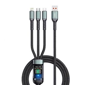 CABLE USB 3 EN 1 LIGHTNING / TIPP-C / MICRO USB) 1.2 METROS - XONB297