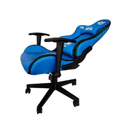 REACONDICIONADA SILLA GAMING RGB SERIE RAPTOR LEGENDARY AZUL CROMAD - CR1166-4
