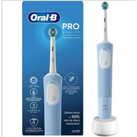 CEPILLO DE DIENTES ELECTRICO VITALITY PRO PRECISION CLEAN AZUL - 8700216317788