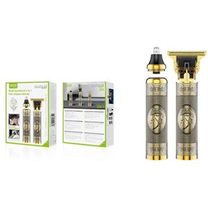 KIT CORTAPELO Y NARICERO METAL GL69634 RECARGABLE GREEN LYCA - GL69634
