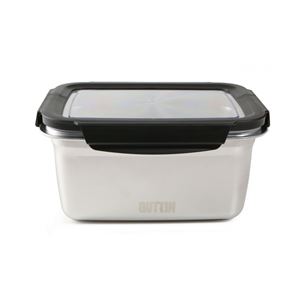 TUPPER RECTANGULAR ACERO INOXIDABLE 1.8 LITRO APTO MICROONDAS QUTTIN - BQ01032873612.