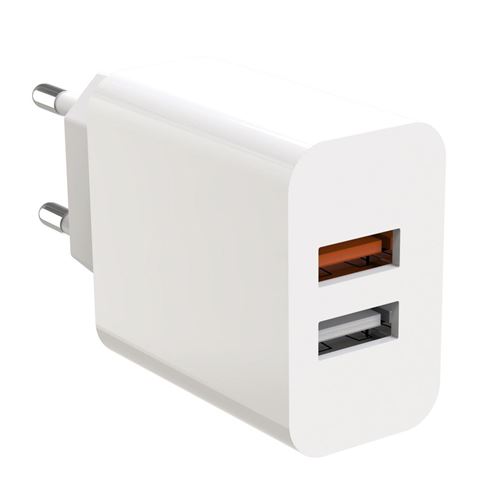CARGADOR DE CORRIENTE L67 18W QUICK CHARGE 3.0 | 2 X USB XO - XOL67WH-1