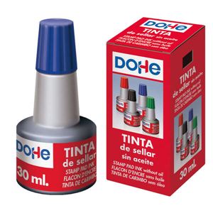 TINTA PARA TAMPONES Y SELLOS 30ML AZUL DOHE - 79535
