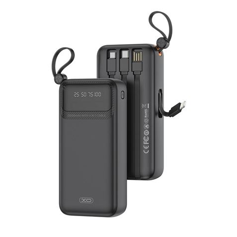 POWERBANK 20000MAH 3 SALIDAS NEGRO PR278 XO - XOPR279BK