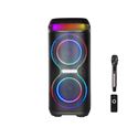 ALTAVOZ KARAOKE 40W CON MICROFONO INALAMBRICO Y RGB F70 XO - XOF70-1