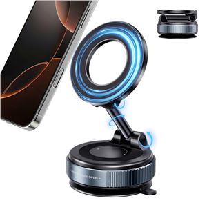 SOPORTE COCHE SMARTPHONE POR VACIO CON BRAZO / MAGNETICO C169 NEGRO XO - XOC169BK-2