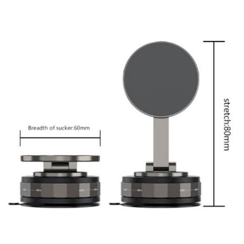 SOPORTE COCHE POR VACIO MAGNETICO COMPACTO C176 XO - XOC176