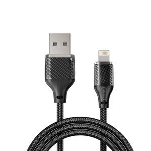 CABLE DE CARGA 6A USB A LIGTHNING 1 METRO NEGRO XO - XONB291LGBK