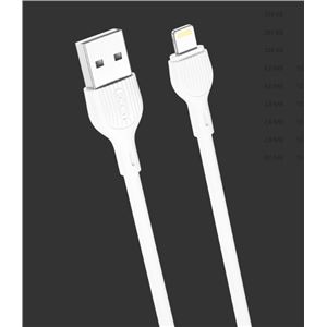 CABLE 2.1A USB A LIGTHNING 1 METRO BLANCO NB200 XO - XONB200LG1MWH.JPG