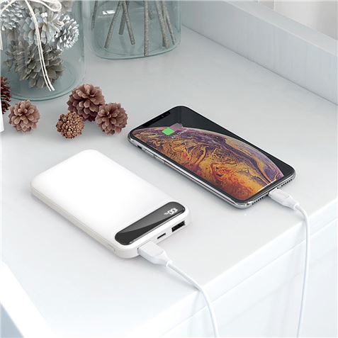 POWERBANK PR135 10000MAH | LCD | 2A | NEGRA XO - XOPR135-2