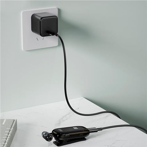 AURICULAR CON MICROFONO DE SOLAPA BE51 NEGRO XO - XOBE51BK-2