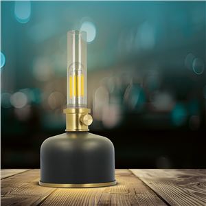LAMPARA LED RETRO ESTILO LAMPARA DE GAS NEGRO FOREVER - RTV200022-2