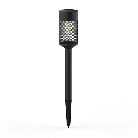 ESTACA SOLAR CON MALLA DE ACERO LUZ CALIDA 72X72MM - RTV200116