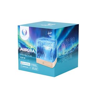 LAMPARA PROYECTOR CON LUZ EFECTO AURA 16 COLORES Y MANDO A DISTANCIA - RTV222355-2