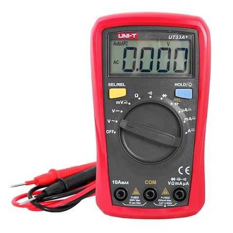 TESTER ELECTRICO UNIVERSAL DIGITAL UT33A+ - RTV0400159-1 TESTER ELECTRICO UNIVERSAL DIGITAL UT33A+ - RTV0400159-1