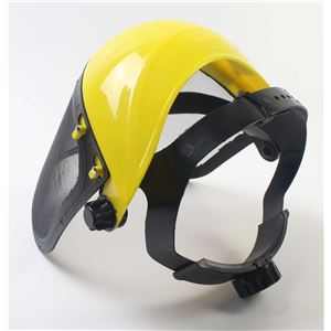VISERA DE PROTECCION FACIAL METALICA AMARILLA SEPARADA MADER - 65210-1