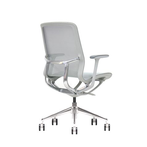 SILLA OFICINA GAMA SENSE ELEGANCE GRIS CROMAD - CR1212-3