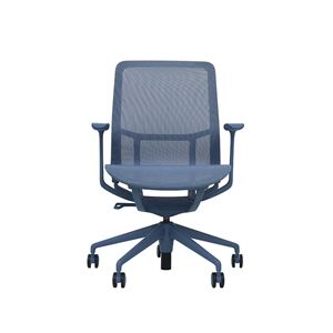 SILLA OFICINA GAMA SENSE ELEGANCE AZUL CROMAD