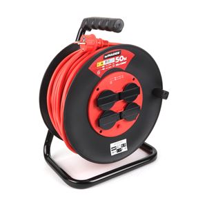 ENROLLADOR DE CABLE 50 METROS CABLE 3X1.5MM MADER - 63883