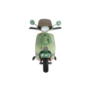 MOTO SCOOTER CLASICO CON RUEDINES VERDE - 33015-3