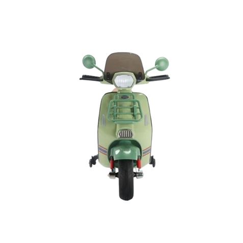 MOTO SCOOTER CLASICO CON RUEDINES VERDE - 33015-3